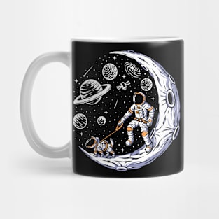 Astronaut Dog - Dog Funny Space Lover Cosmonaut Puppy Mug